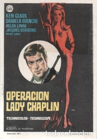 Cine: PROGRAMA DE CINE: OPERACI&Oacute;N LADY CHAPLIN PC-10090 - Foto 1