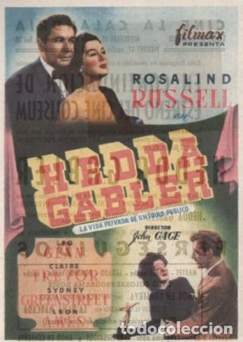 Cine: PROGRAMA DE CINE: HEDDA GABLER PC-10097 - Foto 1