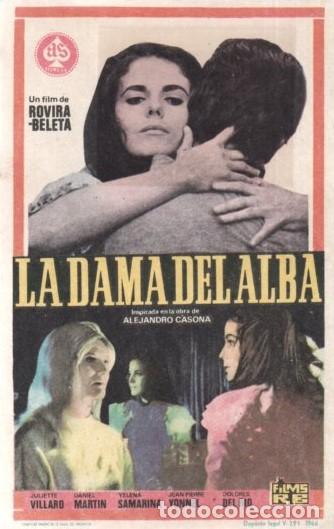 Cine: PROGRAMA DE CINE: LA DAMA DEL ALBA PC-10107 - Foto 1