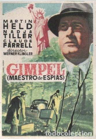 Cine: PROGRAMA DE CINE: GIMPEL (MAESTRO DE ESPIAS) PC-10110 - Foto 1