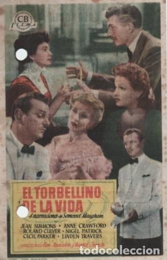 Cine: PROGRAMA DE CINE: EL TORBELLINO DE LA VIDA PC-10120 - Foto 1