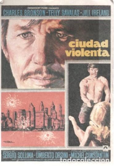 Cine: PROGRAMA DE CINE: CIUDAD VIOLENTA PC-10130 - Foto 1