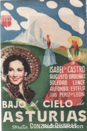 Cine: PROGRAMA DE CINE: BAJO EL CIELO DE ASTURIAS PC-10131 - Foto 1