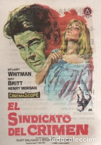 Cine: PROGRAMA DE CINE: EL SINDICATO DEL CRIMEN PC-10133 - Foto 1