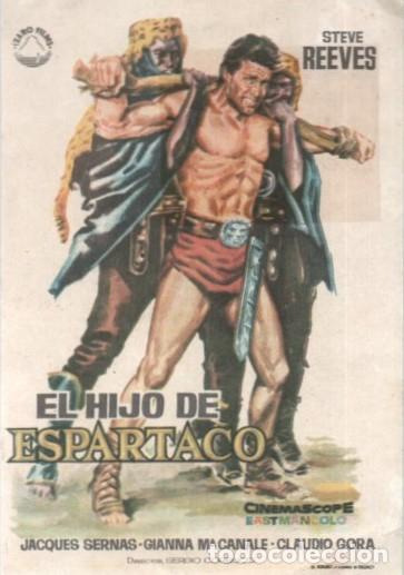 Cine: PROGRAMA DE CINE: EL HIJO DE ESPARTACO PC-10139 - Foto 1