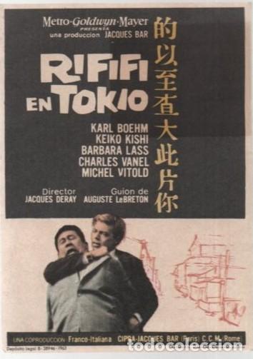 Cine: PROGRAMA DE CINE: RIFIFI EN TOKIO PC-10151 - Foto 1