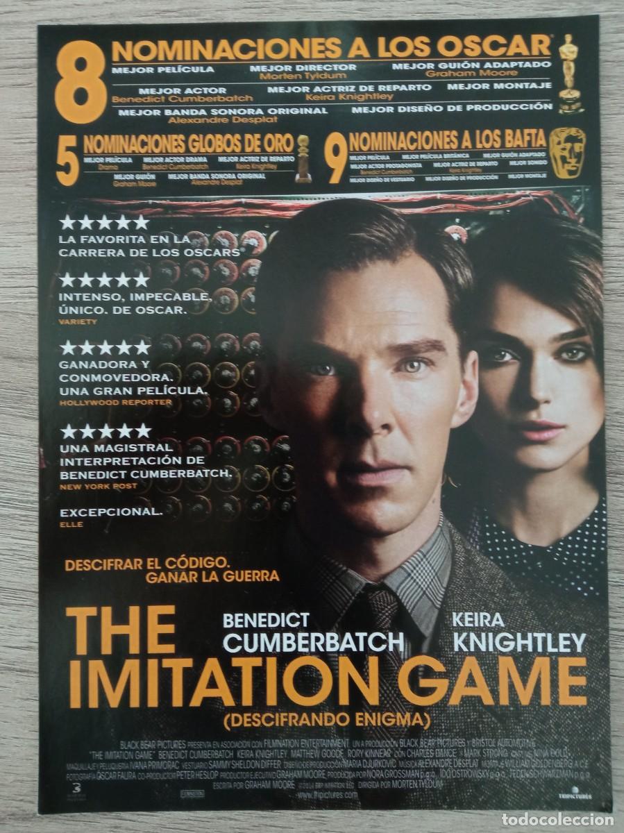 Cine: DESCIFRANDO ENIGMA (THE IMITATION GAME), BENEDICT CUMBERBATCH - Foto 1
