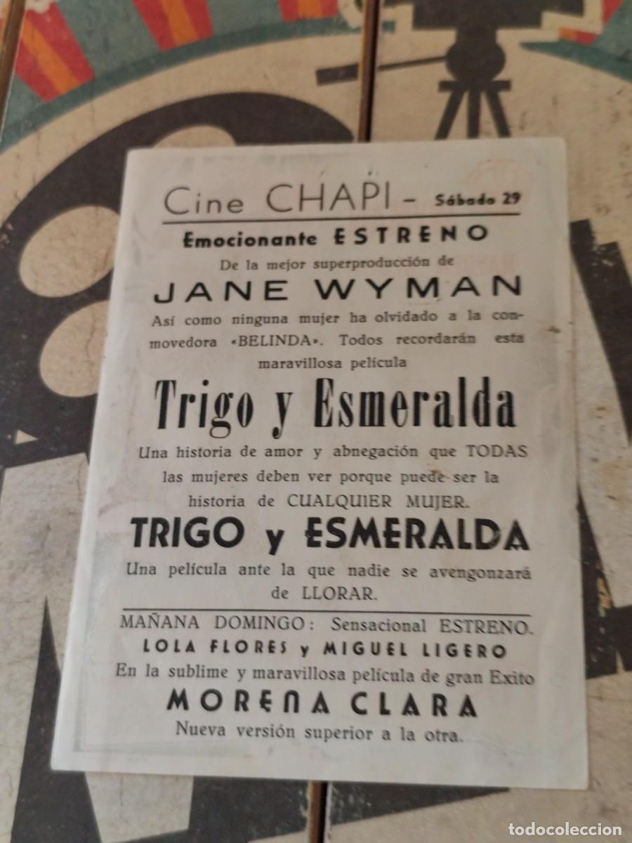 Cine: R Trigo y esmeralda con publicidad Cine Chapi - Foto 2