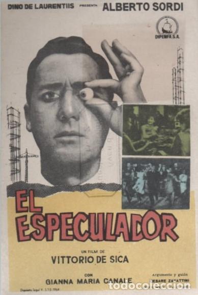 Cine: PROGRAMA DE CINE: EL ESPECULADOR PC-10161 - Foto 1