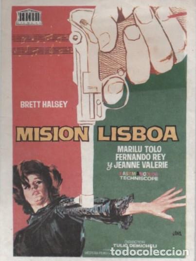 Cine: PROGRAMA DE CINE: MISION LISBOA PC-10165 - Foto 1