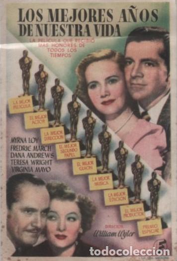 Cine: PROGRAMA DE CINE: LOS MEJORES A&Ntilde;OS DE NUESTRA VIDA PC-10176 - Foto 1