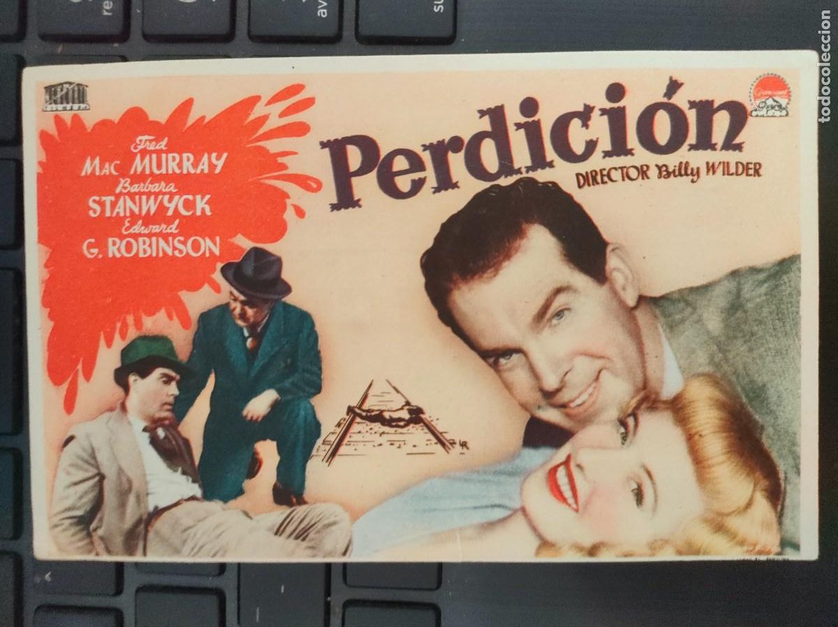 Cine: PERDICION - SIMPLE CON PUBLICIDAD CINE AVENIDA - Foto 1