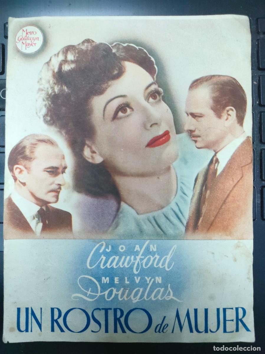 Cine: UN ROSTRO DE MUJER - DOBLE CON PUBLICIDAD - Foto 1