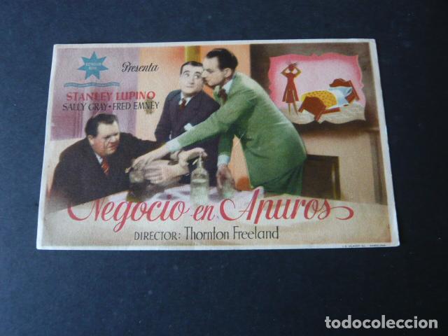 Cine: NEGOCIO EN APUROS PROGRAMA DE MANO SIN PUBLICIDAD - Foto 1