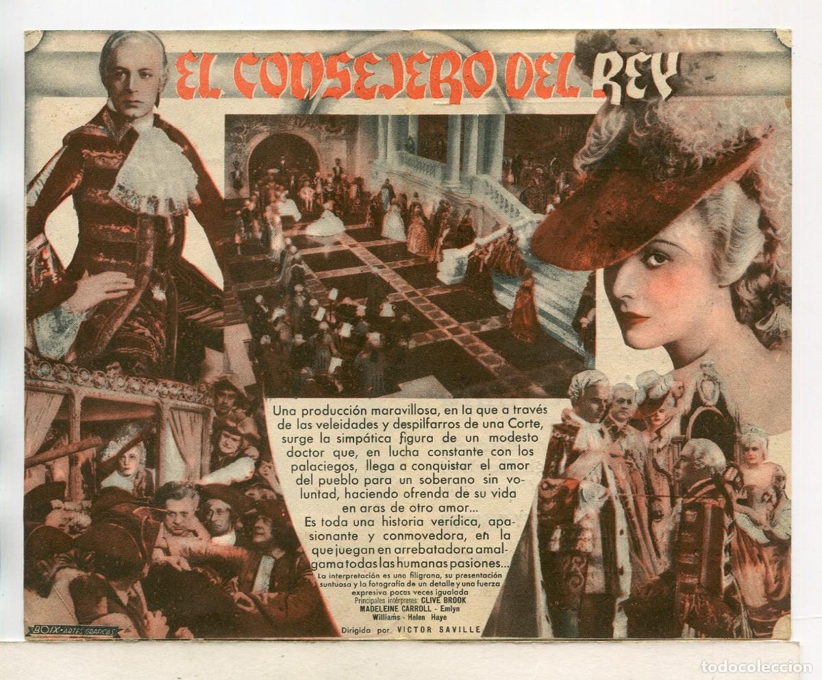 Cine: EL CONSEJERO DEL REY, con Clive Brook. - Foto 2
