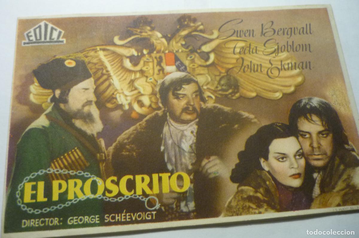 Cine: programa el proscrito .-john ekman - Foto 1