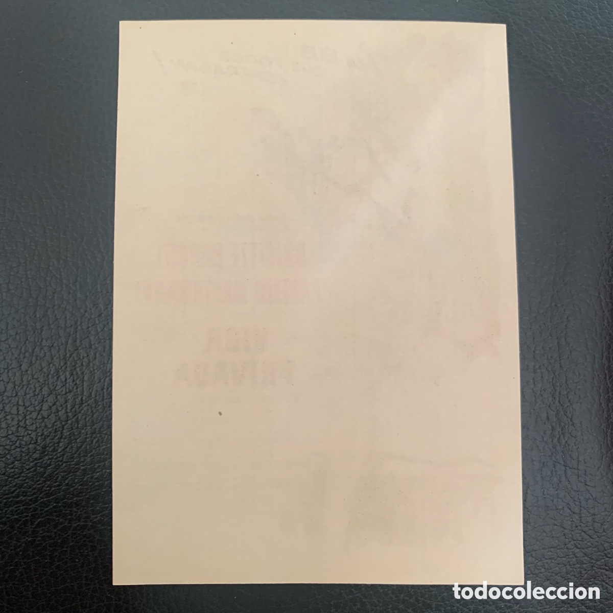 Cine: Folleto de mano programa de cine la vida privada Brigitte Bardot - Foto 2