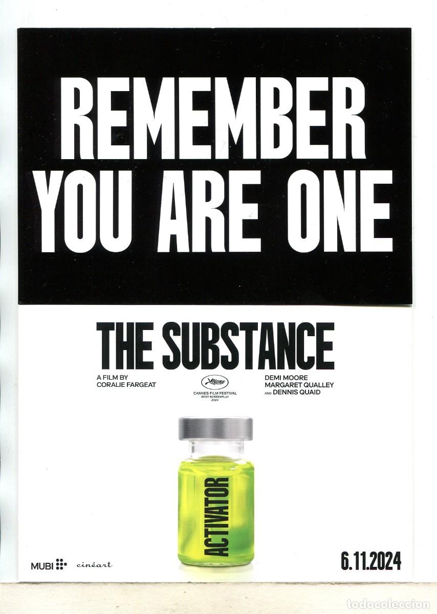Cine: REMEMBER YOU ARE ONE, con Demi Moore. POSTAL. - Foto 1