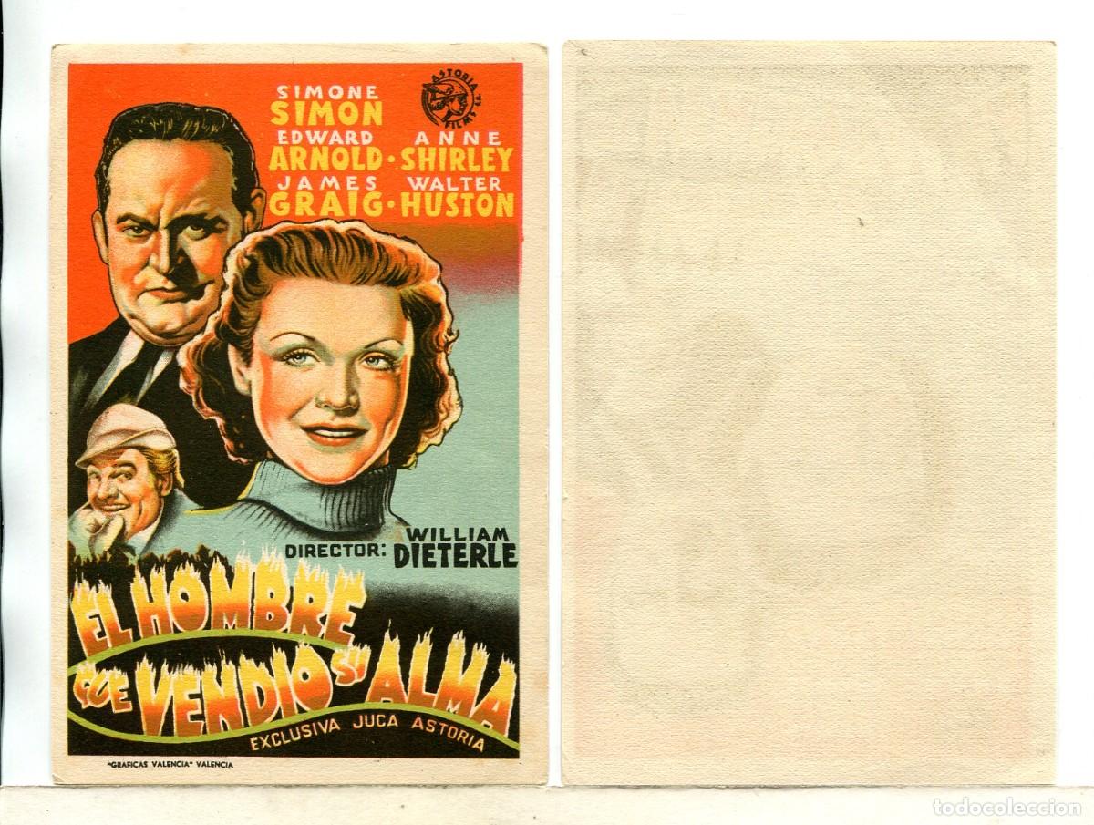 Cine: EL HOMBRE QUE VENDI&Oacute; SU ALMA, con Simone Simon. - Foto 1