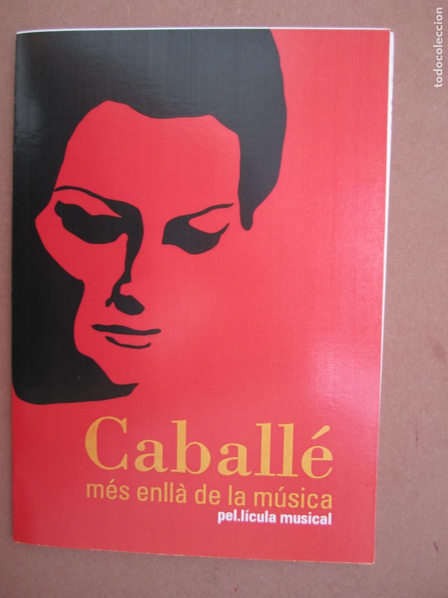Folhetos de m&atilde;o de filmes antigos de cinema: caballe mes enlla de la musica INVITACION FOLLETO MANO ORIGINAL ESTRENO - cine espa&ntilde;ol documental