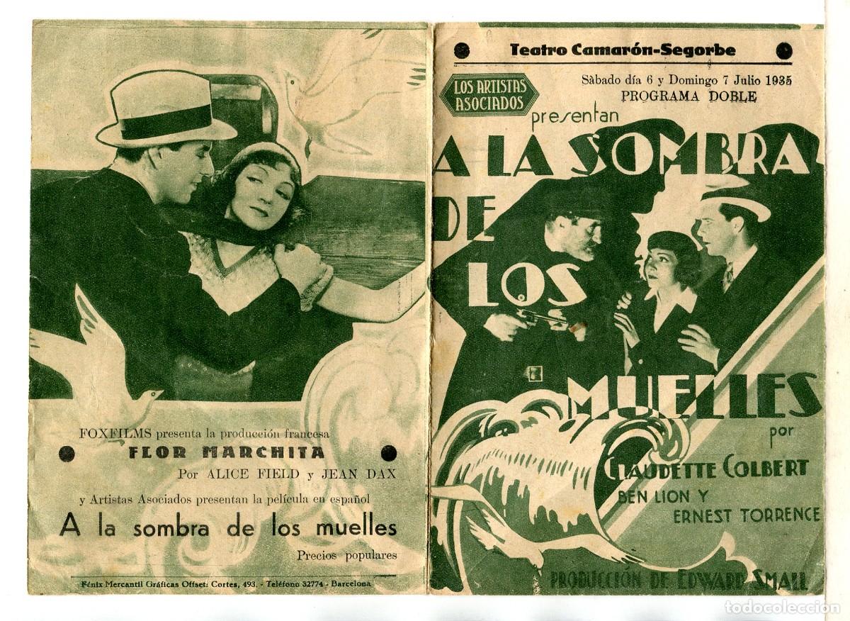 Cine: A LA SOMBRA DE LOS MUELLES, con Claudette Colbert. - Foto 1
