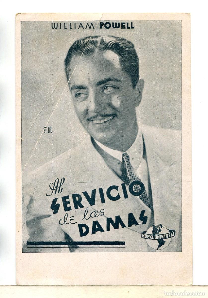 Cine: AL SERVICIO DE LAS DAMAS, con William Powell. - Foto 1