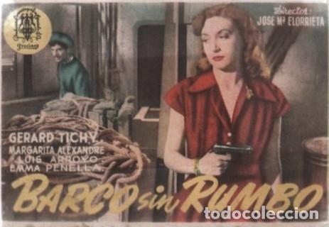 Cine: PROGRAMA DE CINE: BARCO SIN RUMBO PC-10189 - Foto 1