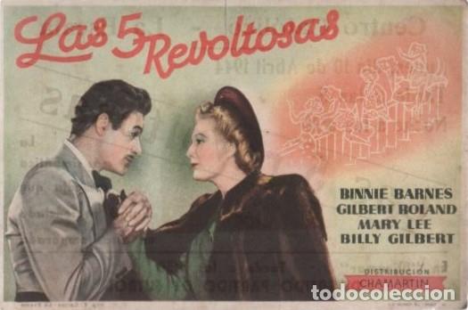 Cine: PROGRAMA DE CINE: LAS 5 REVOLTOSAS PC-10190 - Foto 1