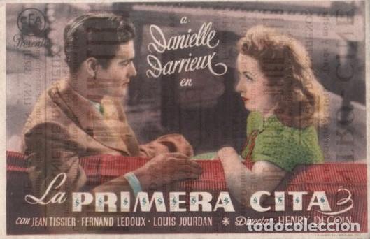 Cine: PROGRAMA DE CINE: LA PRIMERA C ITA PC-10193 - Foto 1