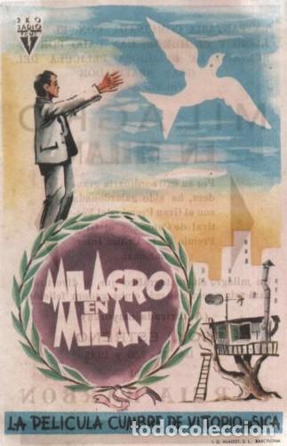 Cine: PROGRAMA DE CINE: MILAGRO EN MILAN PC-10196 - Foto 1