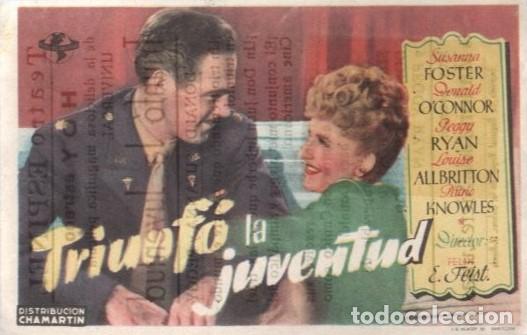 Cine: PROGRAMA DE CINE: TRIUNFO LA JUVENTUD PC-10211 - Foto 1