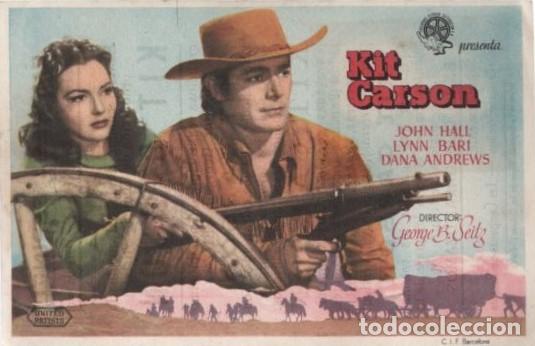 Cine: PROGRAMA DE CINE: KIT CARSON PC-10212 - Foto 1
