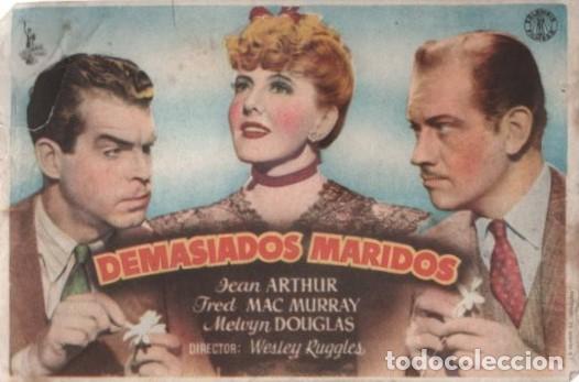 Cine: PROGRAMA DE CINE: DEMASIADOS MARIDOS PC-10220 - Foto 1