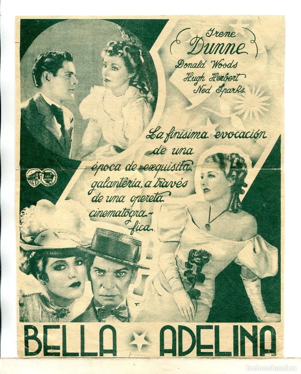 Cine: BELLA ADELINA, con Irene Dunne. - Foto 1