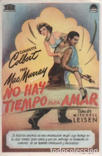 Cine: PROGRAMA DE CINE: NO HAY TIEMPO PARA AMAR PC-10238 - Foto 1