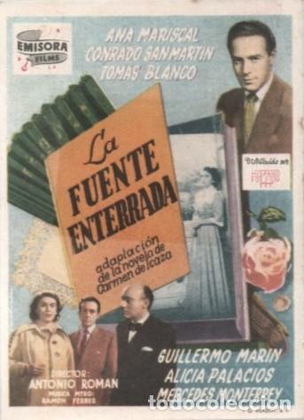 Cine: PROGRAMA DE CINE: LA FUENTE ENTERRADA. PC-10241 - Foto 1