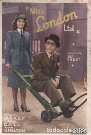 Cine: PROGRAMA DE CINE: MISS LONDON PC-10244 - Foto 1