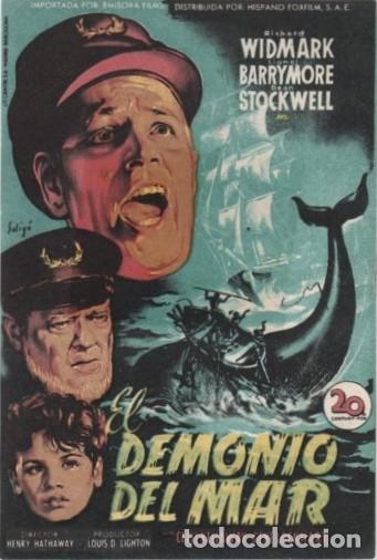 Cine: PROGRAMA DE CINE: EL DEMONIO DEL MAR PC-10245 - Foto 1