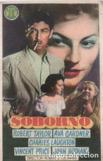 Cine: PROGRAMA DE CINE: SOBORNO PC-10255 - Foto 1