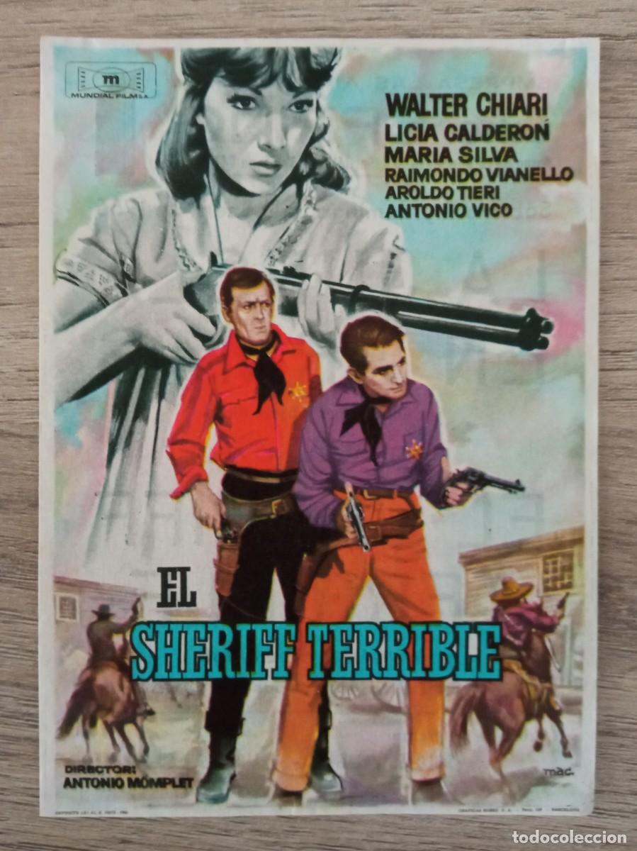 Cine: EL SHERIFF TERRIBLE, WALTER CHIARI, CINE SPRING, 1965 - Foto 1