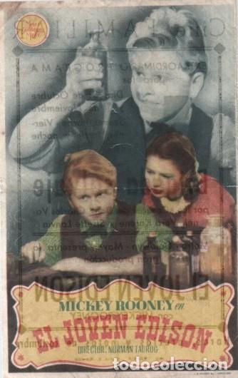 Cine: PROGRAMA DE CINE: EL JOVEN EDISON PC-10268 - Foto 1