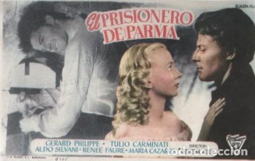 Cine: PROGRAMA DE CINE: EL PRISIONERO DE PARMA PC-10281 - Foto 1