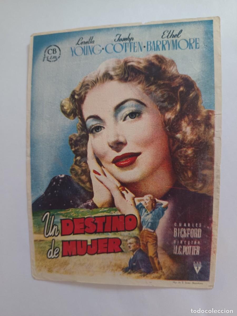 Cine: PROGRAMA DE CINE UN DESTINO DE MUJER - Foto 1