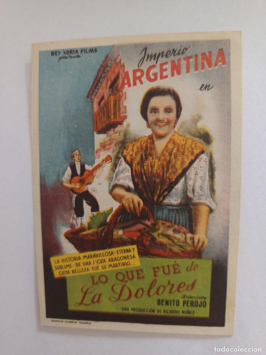 Cine: PROGRAMA DE CINE LO QUE FUE DE LA DOLORES - Foto 1