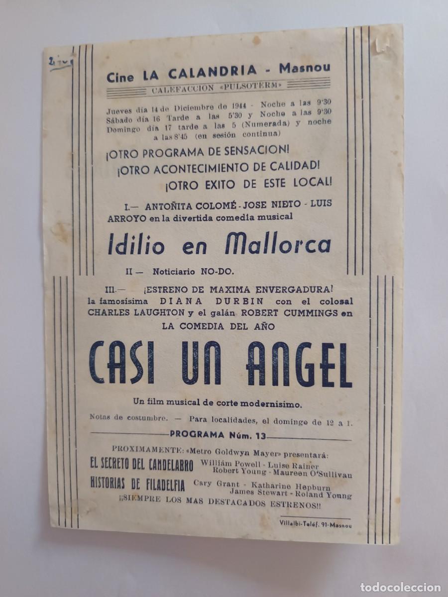 Cine: PROGRAMA DE CINE CASI UN ANGEL - Foto 2
