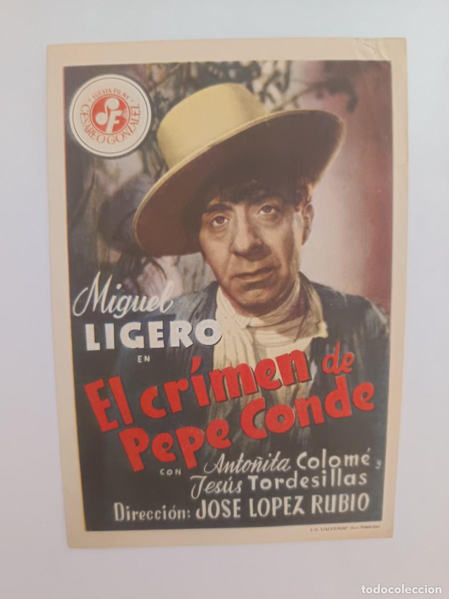 Cine: PROGRAMA DE CINE EL CRIMEN DE PEPE CONDE - Foto 1