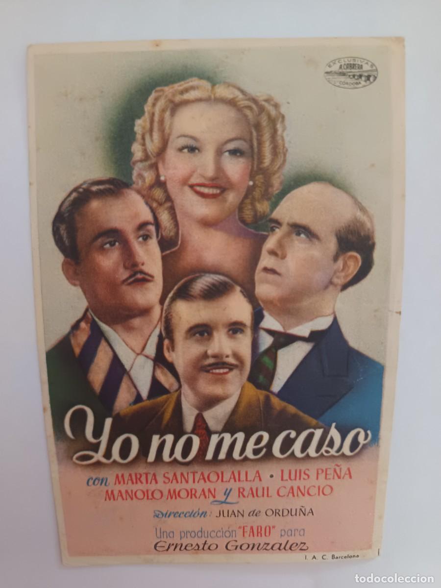Cine: PROGRAMA DE CINE YO NO ME CASO - Foto 1