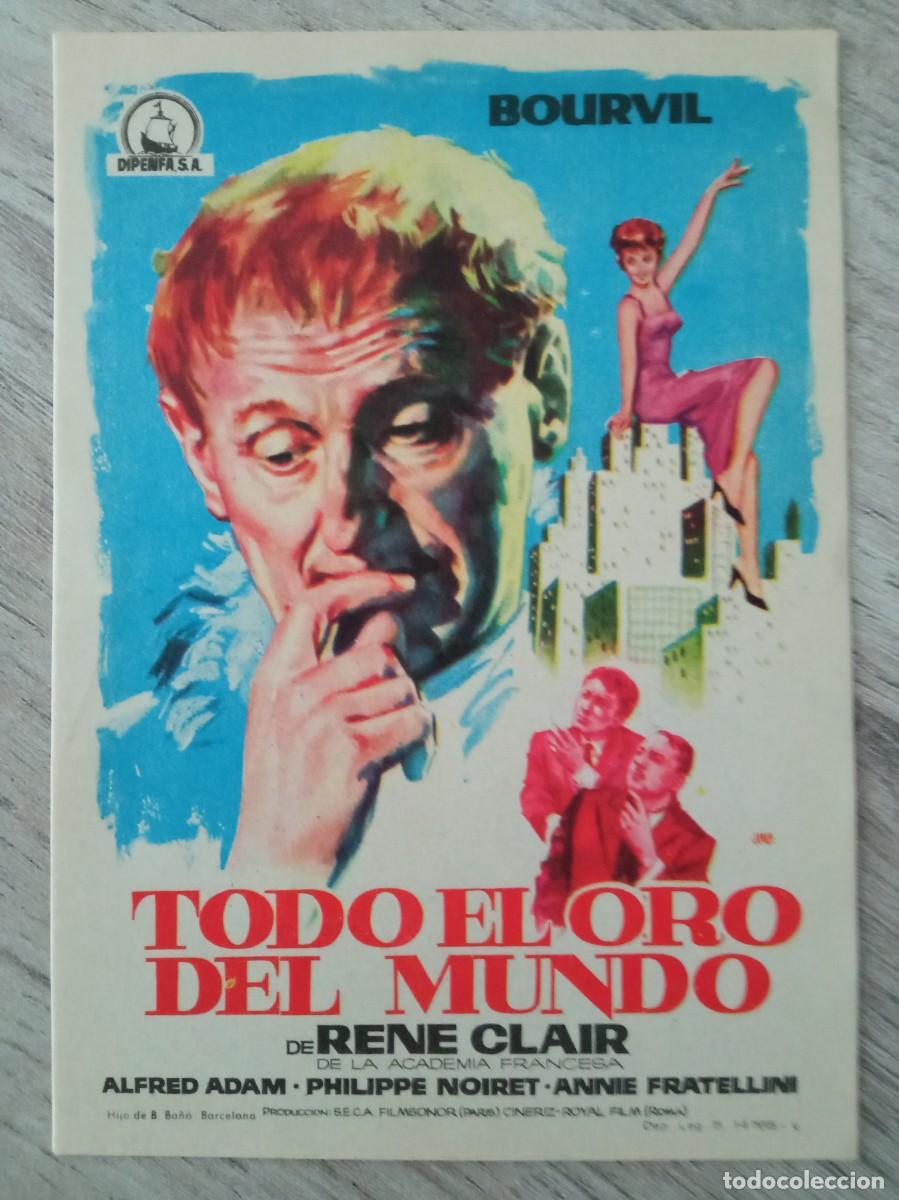 Cine: TODO EL ORO DEL MUNDO, BOURVIL - Foto 1