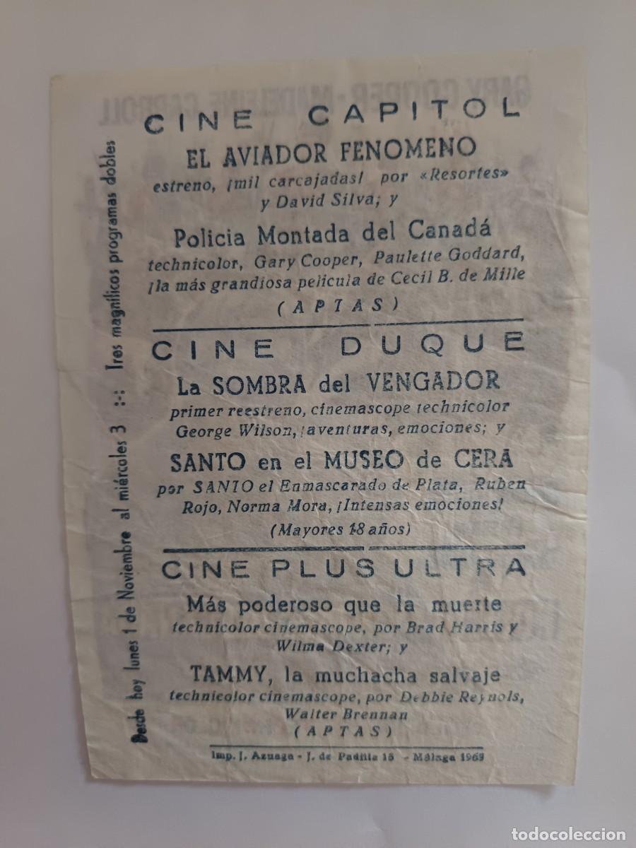 Cine: PROGRAMA DE CINE LA POLICIA MONTADA DEL CANADA - Foto 2