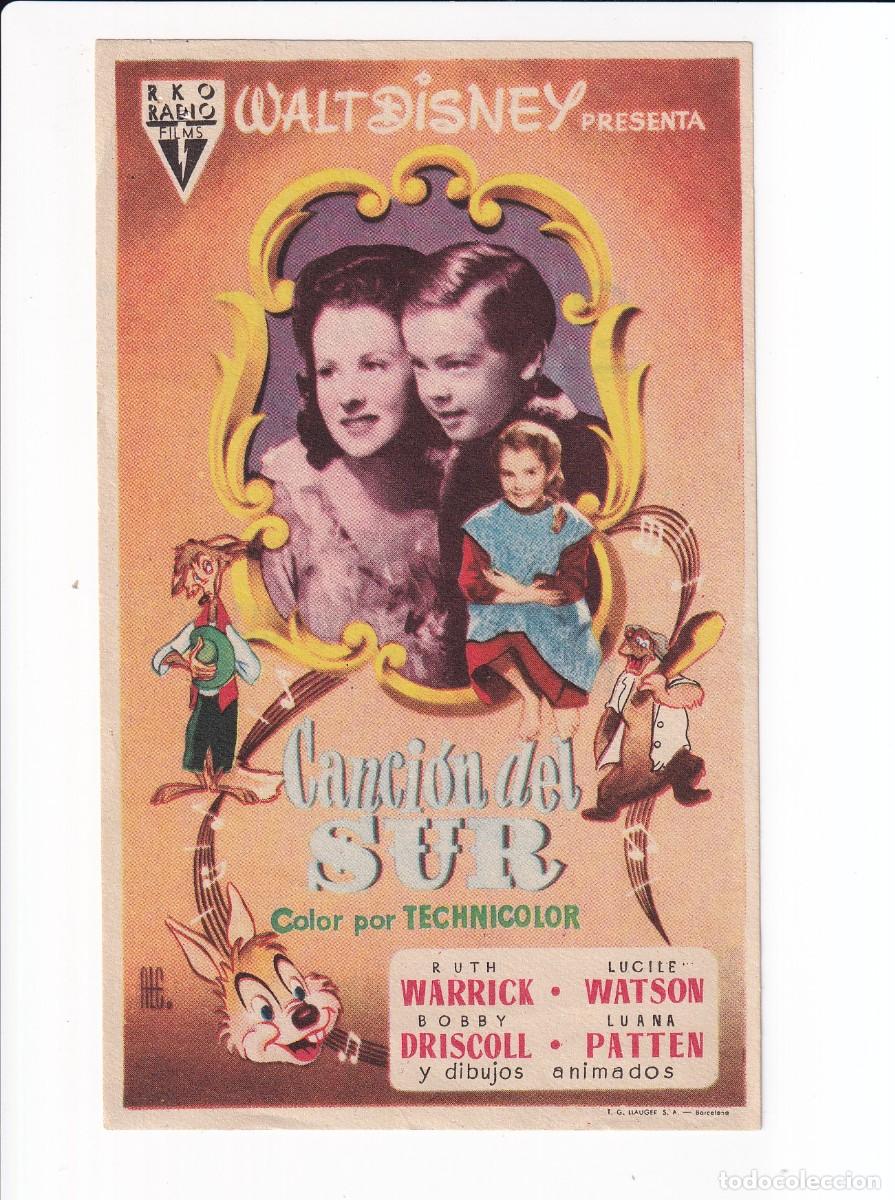 Cine: CANCION DEL SUR : RUTH WARRICK .- SIN PUBLICIDAD - Foto 1